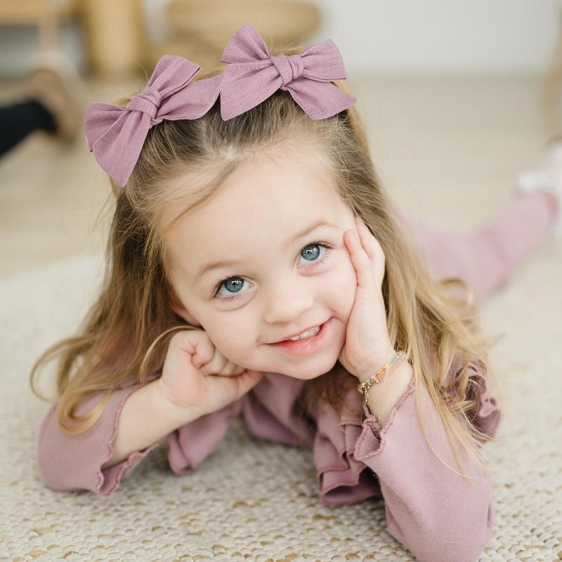 Prohouse 40 PCS Baby Girl Hair Clips, Alligator Hair Bows for Toddlers & Kids, Baby Hair Accessories - Image 4